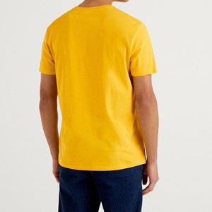 Camiseta Casual Diaria para Hombre, Ligera, Tejido Ecológico, Diseño de Color Sólido - Product Image 2