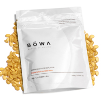 Cera Depilatoria de Cera de Abeja Premium Bowa Signature, Depilación Corporal Completa, Excelente Adhesión, Rostro, Bikini/Áreas Íntimas, Piernas, Cuerpo
