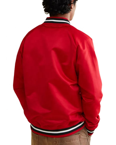 Veste en satin respirant sur mesure pour hommes, produits en gros - Product Image 3