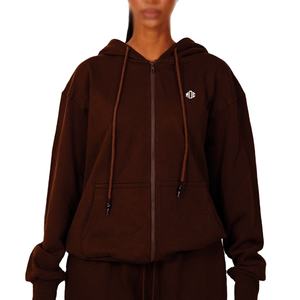 Sudaderas con Capucha Extra Grandes Personalizadas para Mujer, con Bolsillo Canguro, Estilo Urbano, Venta al por Mayor, Fabricante de Marca Privada OEM, Estilo Estadounidense - Product Image 1