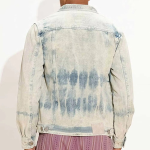 2025 Hot Selling New Arrival <b>Men</b> <b>Denim</b> <b>Jackets</b> Wholesale <b>Men</b> Custom <b>Denim</b> <b>Jackets</b> <b>Denim</b> <b>Jackets</b> for <b>Men</b> Made By Isha Industry - Product Image 3