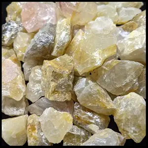 <b>Hot</b> Selling Quality Natural Yellow Quartz Crystal Lumps <b>Stones</b> Crystal Tumble <b>Stones</b> Quartz with Low MOQ - Product Image 4