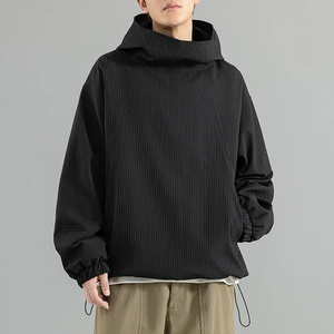 Men's Hooded Sweatshirt Solid Color Unisex Casual Pullover Fashion Loose Comfort Relaxed Top Regular Wrinkle Resistant Hoodie - Product Image 5