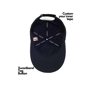 Gorra de Béisbol Personalizada al por Mayor con Parche Tejido de 6 Paneles, Visera Curva, Estilo Dad Hat, Sin Estructura, de Poliéster y Algodón, de Alto Rendimiento - Product Image 2