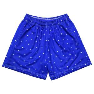 Pantalones cortos de malla para correr de verano de cintura alta de secado rápido 100% poliéster entrenamiento atlético con bolsillos con cremallera estilo de calle alta - Product Image 3