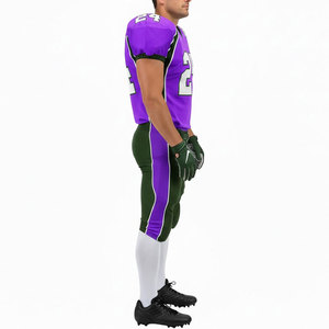 Uniforme de football américain de haute qualité en tissu extensible, uniforme de football américain à coupe professionnelle - Product Image 5