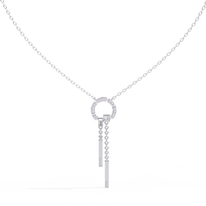 Collar de Oro de 18K con Diamantes Cultivados en Laboratorio para Mujer, Hermosa Pieza de Joyería - Product Image 6