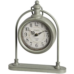 Antique Home and Garden Vintage Metal <b>Round</b> <b>Table</b> Clock - Product Image 4