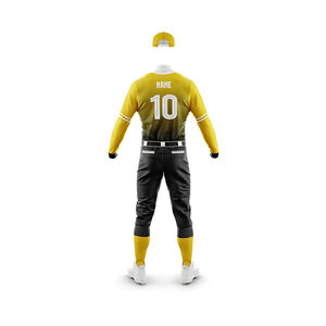 Uniforme de baseball 100% polyester Uniformes personnalisés Baseball Impression de logo personnalisé Nouveau design - Product Image 2