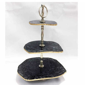 Soporte de acero inoxidable para pastel de boda, venta al por mayor, nuevo diseño, 3 niveles, mejor calidad, pulido - Product Image 3