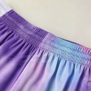 Uniforme de basket-ball imprimé tie-dye respirant de haute qualité hommes et femmes ensembles de mode de vêtements de sport grande taille - Product Image 4