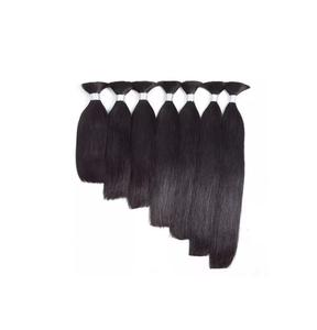 Cheveux humains Remy de qualité supérieure, cheveux humains doublement tirés, vierges pour tressage, couleur naturelle, non trame, cheveux humains en vrac du Bangladesh, vente en gros - Product Image 1