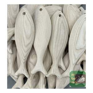 Juguete de Madera Natural de Vietnam, Tallado a Mano para Niños, Dibujo DIY, Decoración de Pared Costera para el Hogar, Porche, Jardín - Product Image 4