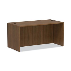Alera ALEVA216030WA Serie Valencia 59.13 pulgadas. X 29.5 Pulgadas X 29.63 Pulgadas Mostrador de Recepción Recto Moderno en Madera de Nogal, Resistente para Oficina - Product Image 1