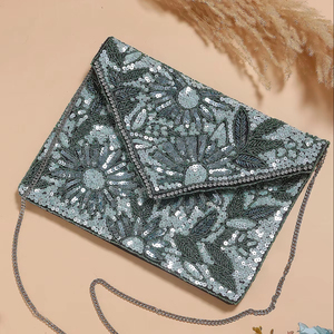 Bolso Bandolera Boho de Diseño para Mujer, Hecho a Mano con Plumas Bordadas, Ligero, Duradero y Portátil, Ideal para Festivales y Viajes - Product Image 3