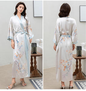 เสื้อคลุมอาบน้ำผ้าขนแกะแบบยูนิเซ็กส์ชุดใส่นอนในบ้านให้ความอบอุ่นสำหรับฤดูหนาวและผู้ชายผู้หญิง - Product Image 3