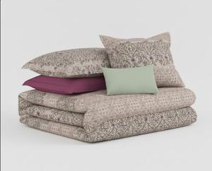 Drap plat en coton biologique imperméable 500TC King avec taies d'oreiller Utilisation à l'hôpital et à l'hôtel Ultra-doux Durable et sans danger pour la peau - Product Image 2