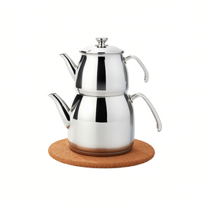 Sous-plat en liège résistant à la chaleur pour casseroles et poêles, marron - Product Image 3
