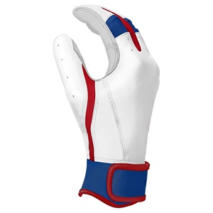 Gants de Frappeur de Baseball à Manchette Courte avec Logo Personnalisé Vente en Vrac Professionnel Gants de Frappeur en Cuir Véritable pour Jeunes Adultes Vente en Gros - Product Image 2