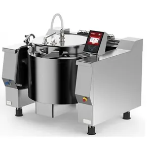 FireX UCBTE082ACV1 Cucimix 82 Gallon Electric Auto Mixer Pressure Braising Industrial <b>Cooking</b> <b>Pot</b> - Product Image 1