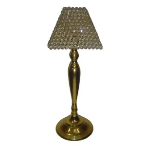 Porte-bougie tendance en cristal perlé, accessoires pour hôtel et table, décoration d'intérieur célèbre, porte-bougie de sol pour hôtel - Product Image 5