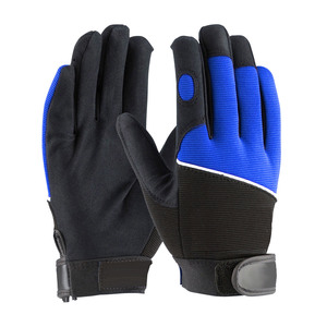 Popular Style Elastic Fabric Neoprene Microfiber Synthetic Leather Mechanic <b>Gloves</b> Automotive Cotton Lined Durable Safety <b>Gloves</b> - Product Image 6