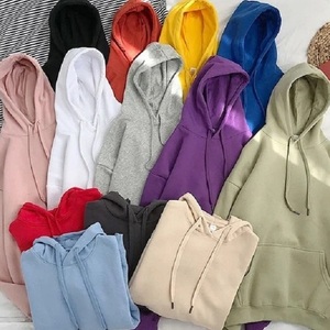 Sudadera con Capucha de Forro Polar de Color Liso para Hombre, Personalizada, Estilo Urbano Oversize, para Invierno, Tejido Liso Teñido - Product Image 4