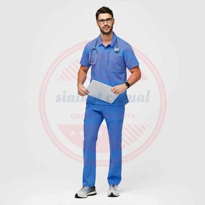 Uniforme de gommage à manches courtes de haute qualité pour hommes - Product Image 6