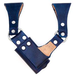 100% grenouille épée en cuir de renaissance gaucher faite à la main de couleur bleue en cuir véritable meilleure vente grenouille épée médiévale - Product Image 3