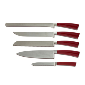 Ensemble de couteaux de chef en acier damas fait main en acier inoxydable à haute teneur en carbone avec un design de lame antirouille et tranchante pour une découpe de précision - Product Image 1