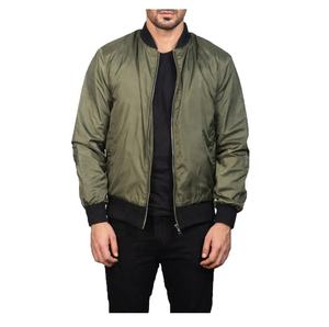Blouson d'aviateur de haute qualité pour hommes avec logo personnalisé Bomber d'aviateur de vol imprimé avec broderie chauffante Style décontracté - Product Image 3