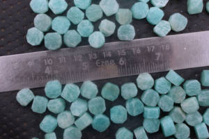 25 pièces 10-12 MM Amazonite naturelle pierres précieuses en vrac 100% véritable pierre non traitée 100% beauté naturelle pour bijoux - Product Image 3