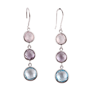 Manufacturer classic simple design rose gold plated <b>earrings</b> 925 sterling <b>silver</b> chrysoprase gemstone <b>dangle</b> drop <b>earring</b> - Product Image 5