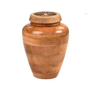 Accesorios funerarios de la más alta calidad de estilo elegante, urnas de madera, venta al por mayor, urnas de cremación funeraria hechas en India 2025 - Product Image 1