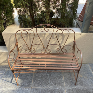 Banc de jardin extérieur de patio antique avec la finition classique de fonte de conception de treillis vente chaude pour des écoles - Product Image 3