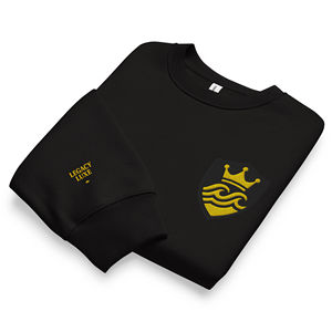 Sudadera Legacy Luxe Extra Grande con Bordado 3D, Antiarrugas, Felpa Francesa, Logotipo Serigrafiado, Diseño Sólido, Tallas 2XL 5XL 6XL - Product Image 1