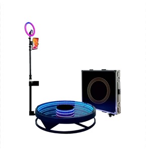 Plateforme de photomaton rotative à 360° Top Spinner pour location, idéale pour mariages, fêtes et vidéos en ralenti - Product Image 2