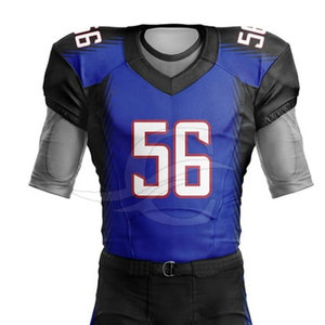 Uniforme de maillot de football américain avec logo personnalisable Design respirant fabriqué en usine Option de taille Plus Ensemble de méthodes d'impression au Pakistan - Product Image 3