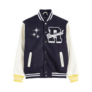 Veste de baseball en satin 100% polyester personnalisable pour hommes, blouson d'hiver style de rue Hip Hop, blouson brodé - Product Image 2