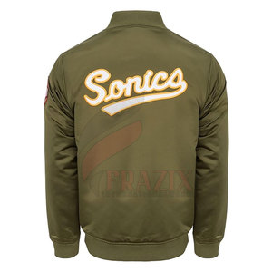 Chaquetas Bomber de Satén de Alta Calidad, Nueva Colección de Invierno, Fabricadas en Pakistán, Cuello Alto, Servicio OEM, Diseño Personalizado - Product Image 2
