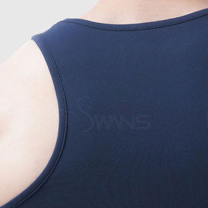 เสื้อกล้ามคอกลมแขนกุดสำหรับผู้ชายเสื้อผ้าออกกำลังกายในยิมหรือโยคะระบายอากาศได้ดีดีไซน์ล่าสุด - Product Image 6