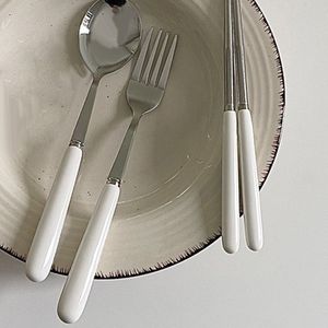 Classique salle à manger élégance ensemble de couverts en métal Table Essentials ensemble de couverts en métal de qualité supérieure Look moderne collection de couverts en métal métal - Product Image 1