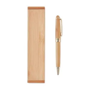 Stylo à bille en bambou durable ETNA pour un merchandising éco-responsable - Product Image 4