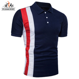 Polo à manches courtes pour hommes, de bonne qualité, en coton, col rabattu, vêtement de sport, lot de 10 pièces, FM LOGAN, grande taille - Product Image 5
