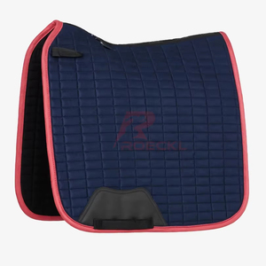 Tapis de selle anglais de qualité supérieure pour chevaux doublure douce couche extérieure durable rembourrage confortable équipement équestre élégant - Product Image 1