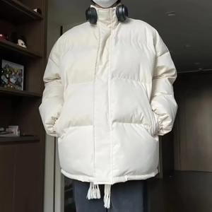 Chaqueta de invierno informal 2025, abrigos informales de doble cara, chaquetas y abrigos cálidos de partículas de lana para hombre - Product Image 5