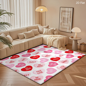 Alfombra Personalizada para Sala de Estar o Dormitorio, Antideslizante, de Poliéster - Product Image 1