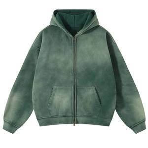 Sudaderas con capucha desteñidas para hombre más vendidas, sudaderas con capucha, ajuste Regular, estilo callejero 3D, otoño e invierno, hechas de lana lavada con ácido - Product Image 3