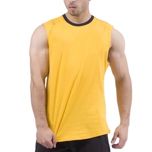 เสื้อกล้ามผู้ชายแบบยาว น้ำหนัก 240 กรัม ผ้าถัก ทรงวินเทจ แฟชั่นสำหรับฤดูร้อน เหมาะสำหรับวิ่ง ออกกำลังกาย หรือใส่ลำลองกลางแจ้ง - Product Image 1