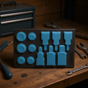 Hazet 2-Component Soft Foam Insert for 163-245/12 <b>Tool</b> <b>Cases</b> Product - Product Image 3